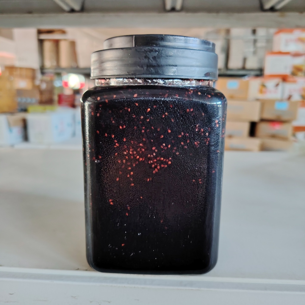 Mulberry Fruit Paste Natural Fruit Syrup for Bubble Tea Smoothies & Iced Drinks (1.3kg Bulk Pack) 12 Months Shelf Life