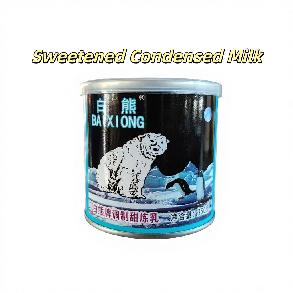 Sweetened Condensed Milk for Coffee 350g Canned Creamer 12-Month Shelf Life for Coffee Tea & Desserts