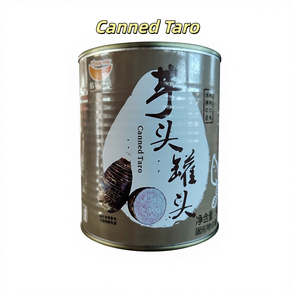 Canned Taro Shaved Ice Desserts 900g Premium Cooked Taro Paste Ready-to-Use Bubble Tea Milk Pudding Ice Cream Made China 24