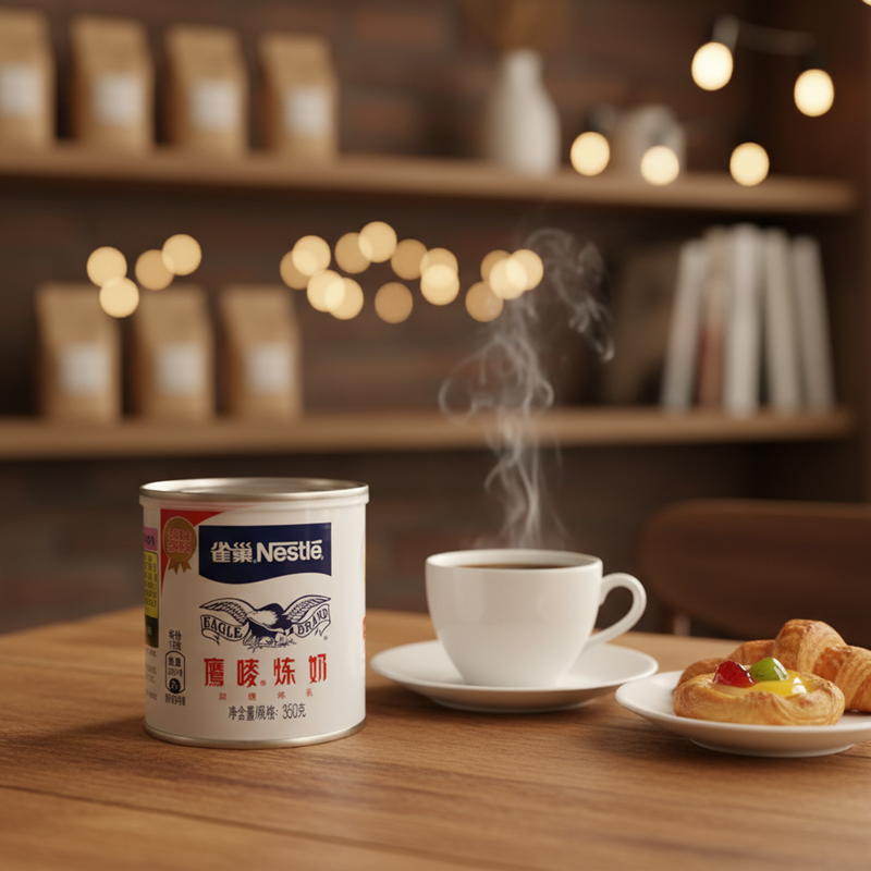 Sweetened Condensed Milk for Baking Coffee & Desserts 350g Can Rich & Creamy Made in China 12 Months Shelf Life