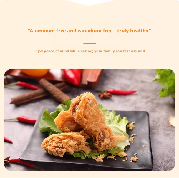 Crisp agent 500g aluminum-free compound leavening agent twist peach crisp baked wheat cake fried chicken fried powder crisp