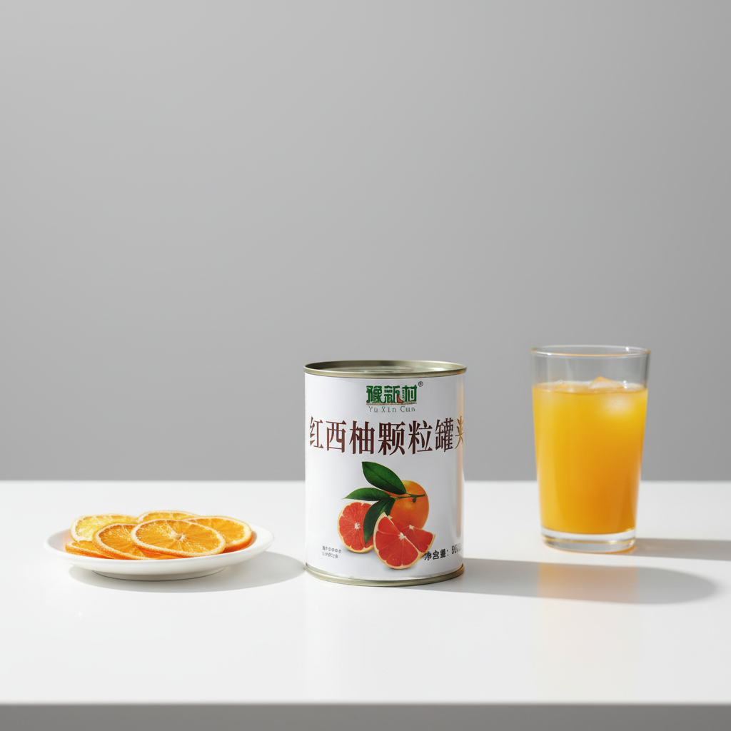 Canned Red Grapefruit Segments in Light Syrup 850g 24-Month Shelf Life Desserts & Baking Fresh Citrus Fruit High Solid Content
