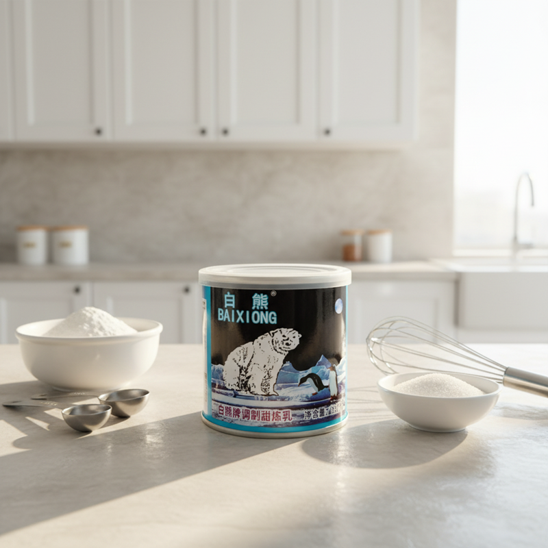 Sweetened Condensed Milk for Coffee 350g Canned Creamer 12-Month Shelf Life for Coffee Tea & Desserts